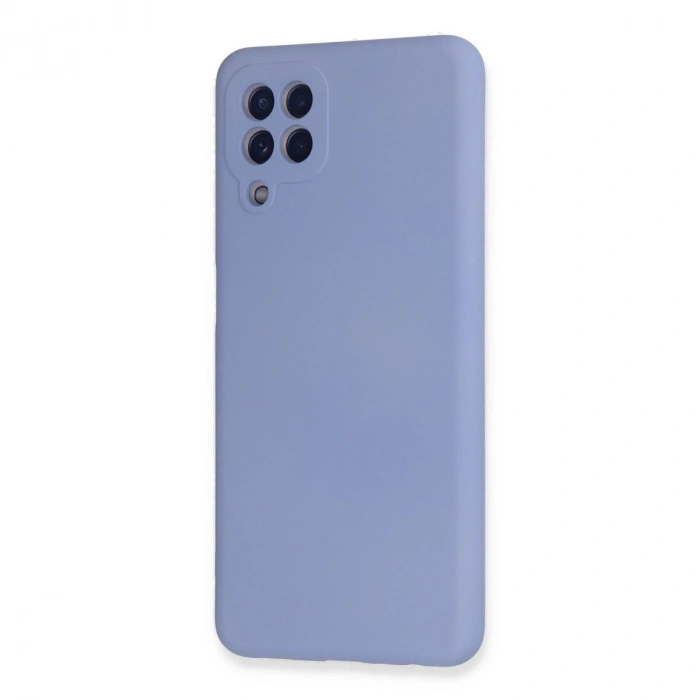 Galaxy A22 Kılıf Nano İçi Kadife  - Lila