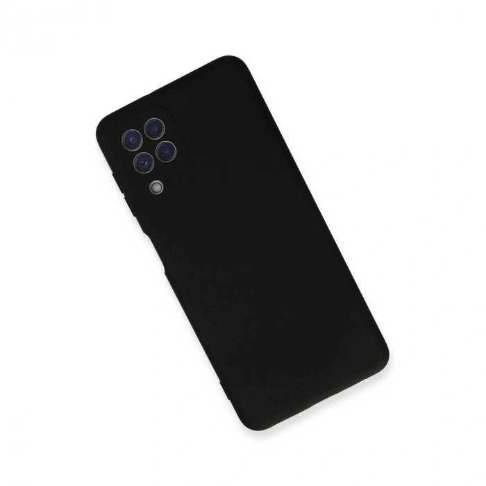Galaxy A22 Kılıf Nano İçi Kadife  - Siyah