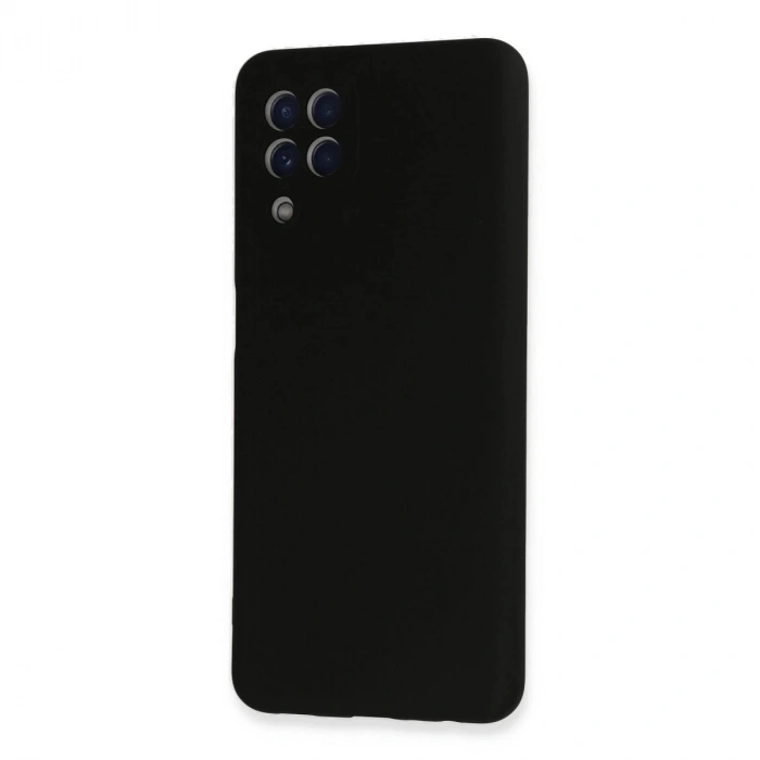 Galaxy A22 Kılıf Nano İçi Kadife  - Siyah