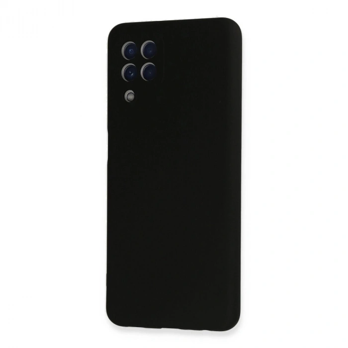 Galaxy A22 Kılıf Nano İçi Kadife  - Siyah