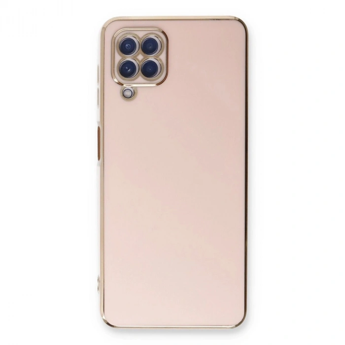 Galaxy A22 Kılıf Volet  - Pembe