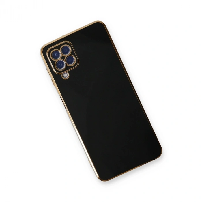 Galaxy A22 Kılıf Volet  - Siyah