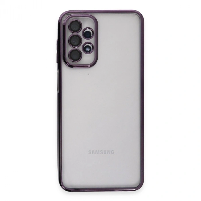 Galaxy A23 4g Kılıf  Lensli  - Mor