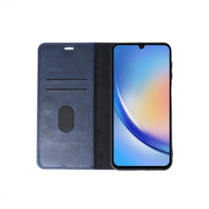 Galaxy A24 4g Kılıf Trend S Plus Kapaklı Kılıf - Lacivert
