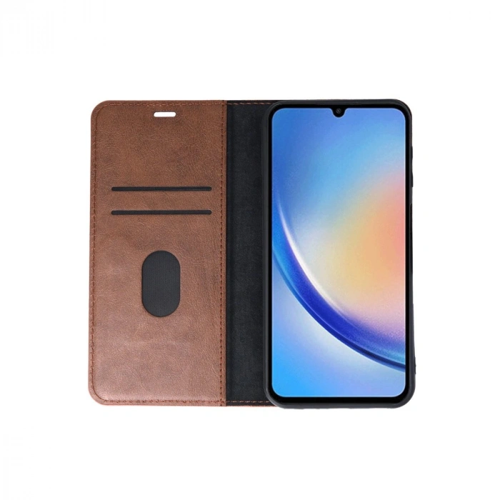 Galaxy A24 4g Kılıf Trend S Plus Kapaklı Kılıf - Taba