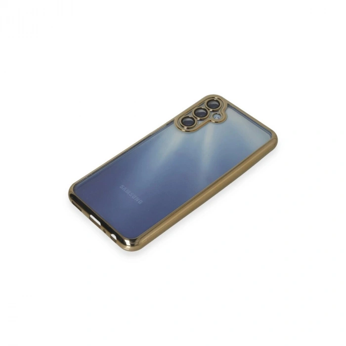 Galaxy A25 5g Kılıf  Lensli  - Gold