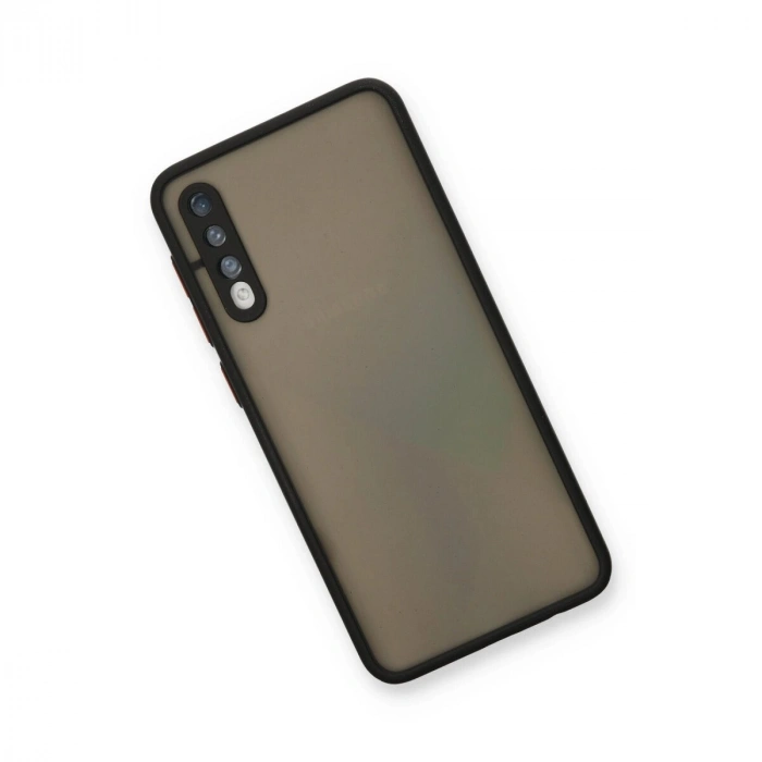 Galaxy A30s Kılıf Montreal  Kapak - Siyah