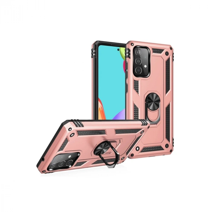 Galaxy A32 Kılıf Sofya Yüzüklü  Kapak - Rose