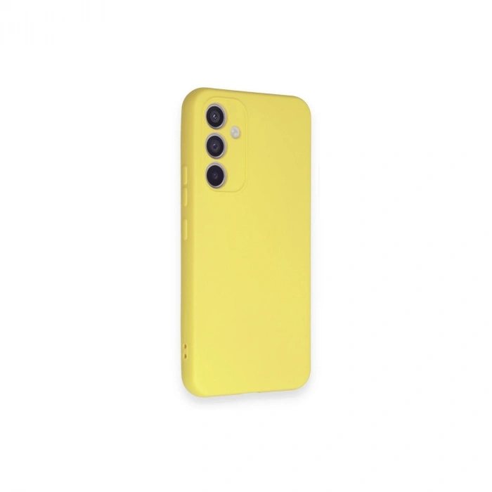 Galaxy A54 5g Kılıf Nano İçi Kadife  - Sarı