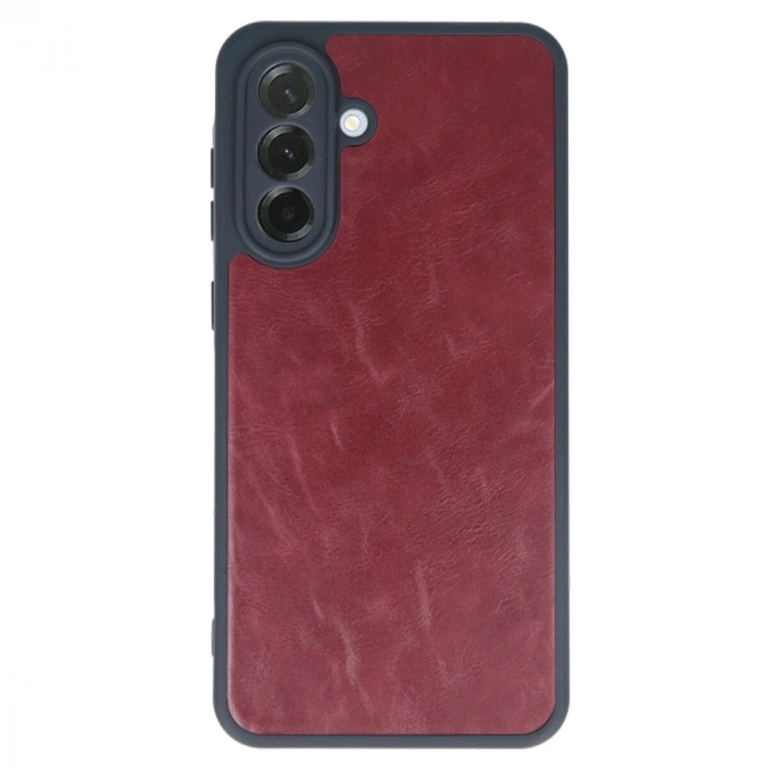 Galaxy A56 Kılıf Aras Deri Kapak - Bordo