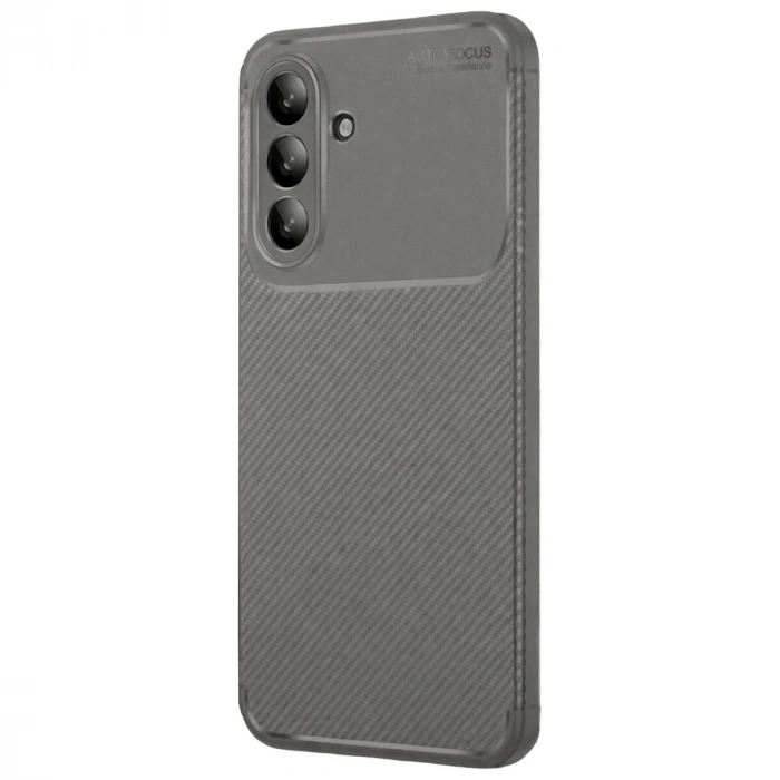 Galaxy A56 Kılıf Auto Fus Karbon Kapak - Gri