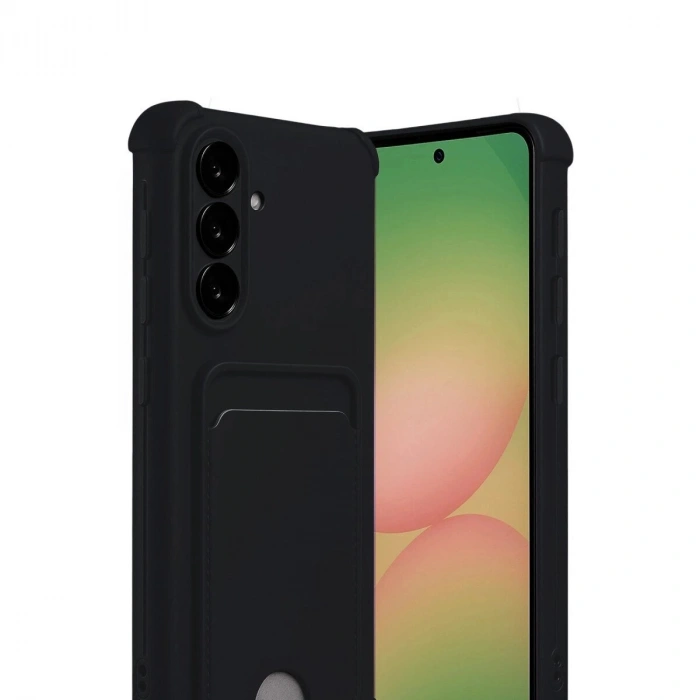 Galaxy A56 Kılıf Kelvin Kartvizitli  - Siyah