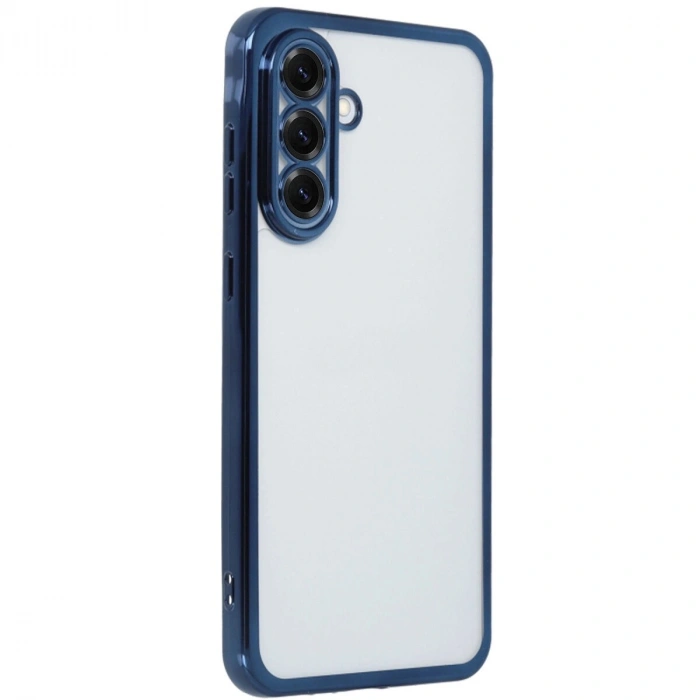 Galaxy A56 Kılıf  Lensli  - Lacivert