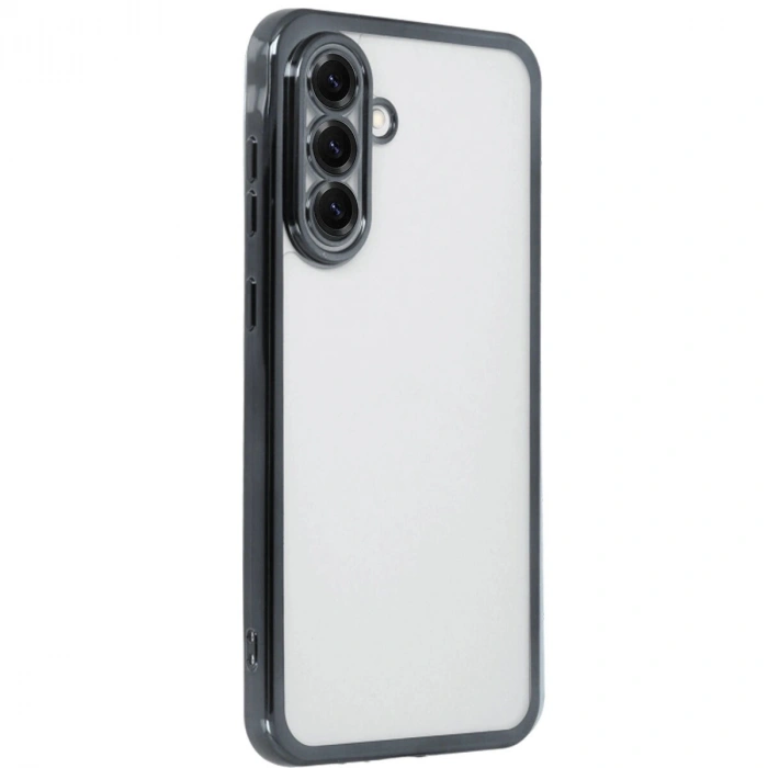 Galaxy A56 Kılıf  Lensli  - Siyah