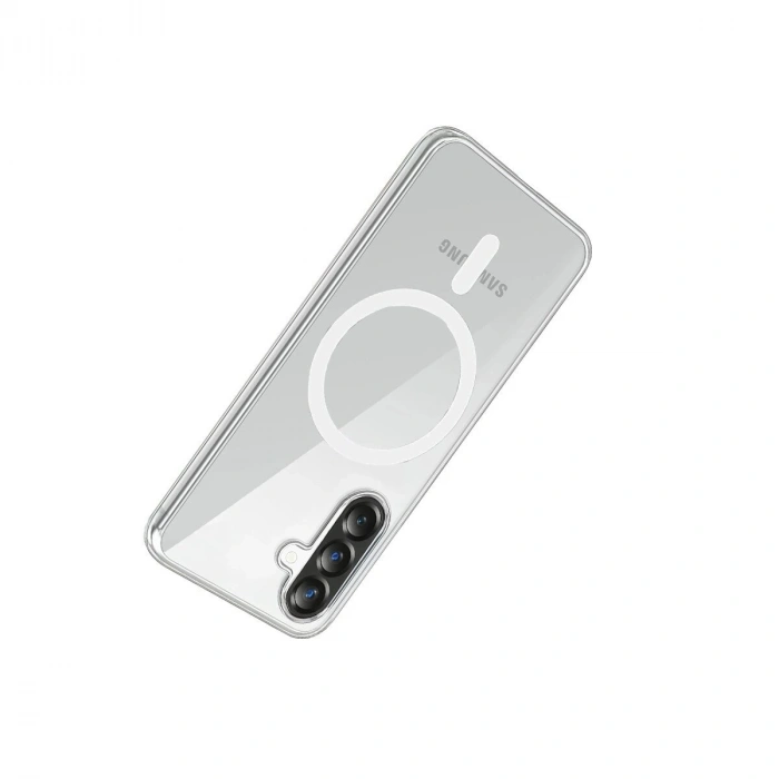Galaxy A57 5g Combo Sert Şeffaf Magsafe Kapak - Şeffaf
