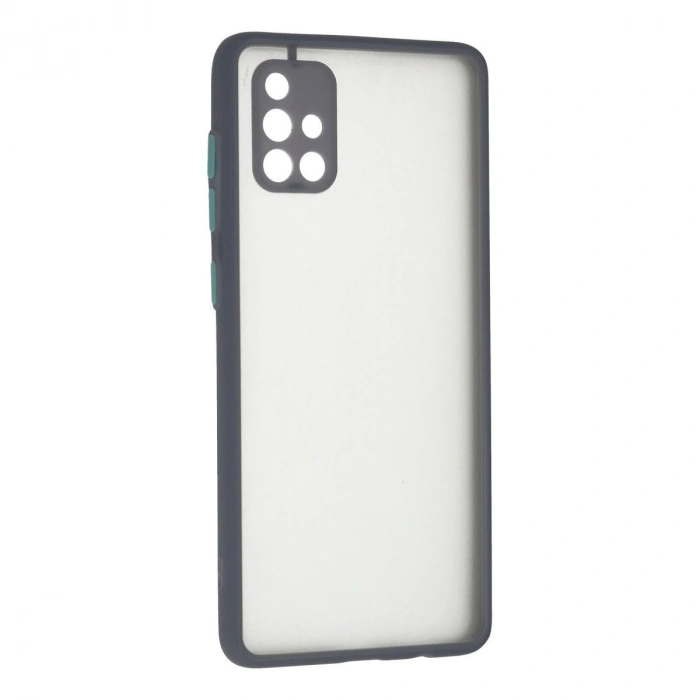 Galaxy A71 Kılıf Montreal  Kapak - Gri