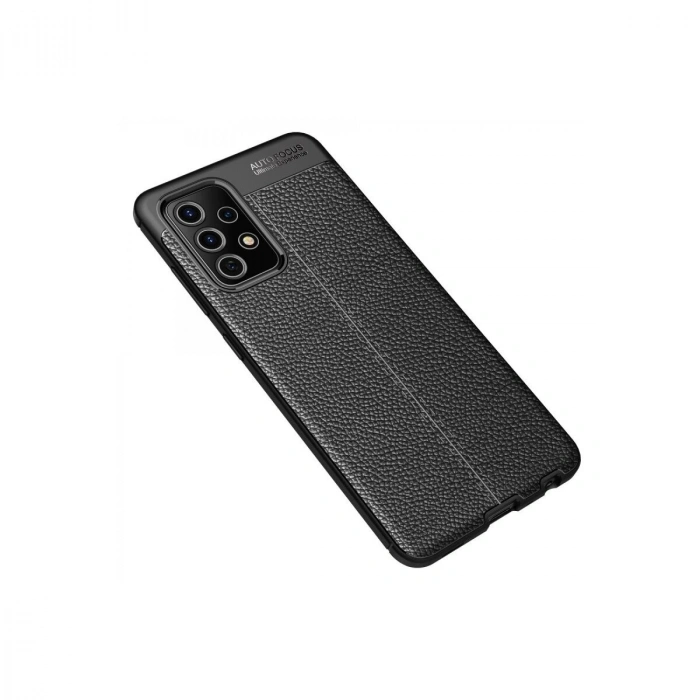 Galaxy A72 Kılıf Auto Fus Kapak - Siyah