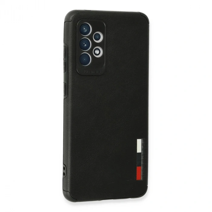 Galaxy A72 Kılıf Loop Deri  - Siyah