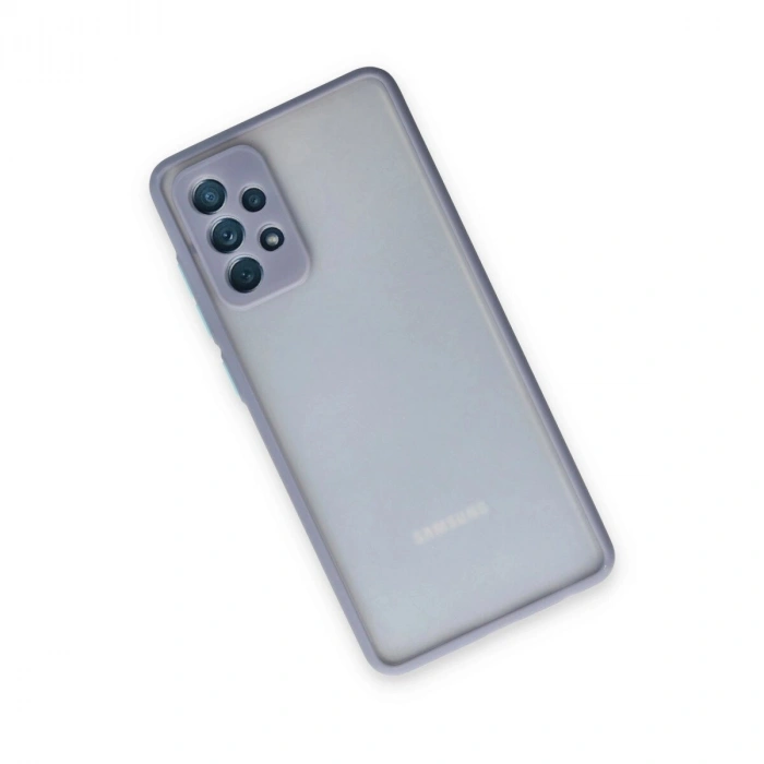 Galaxy A72 Kılıf Montreal  Kapak - Gri