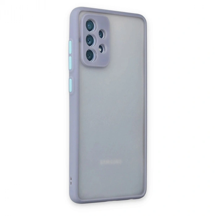 Galaxy A72 Kılıf Montreal  Kapak - Gri