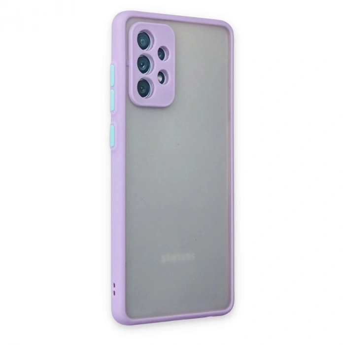 Galaxy A72 Kılıf Montreal  Kapak - Mor