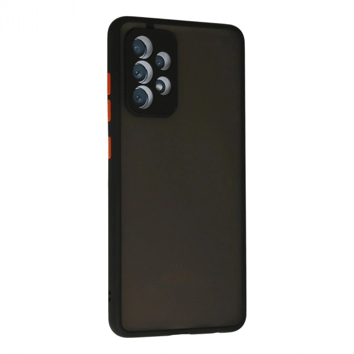 Galaxy A72 Kılıf Montreal  Kapak - Siyah