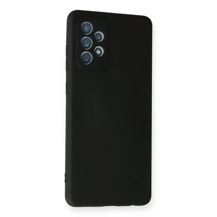 Galaxy A72 Kılıf Nano İçi Kadife  - Siyah