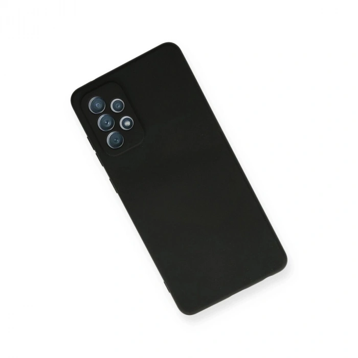 Galaxy A72 Kılıf Nano İçi Kadife  - Siyah