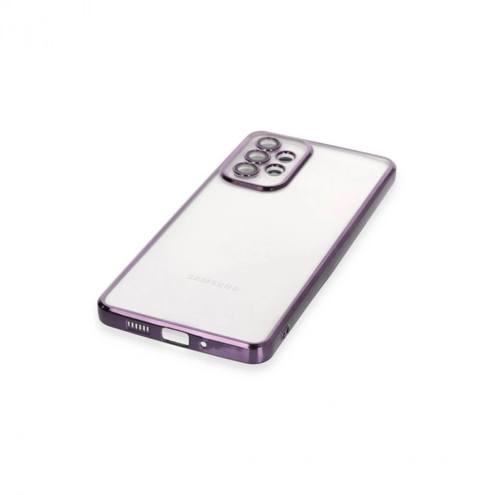 Galaxy A73 5g Kılıf  Lensli  - Mor