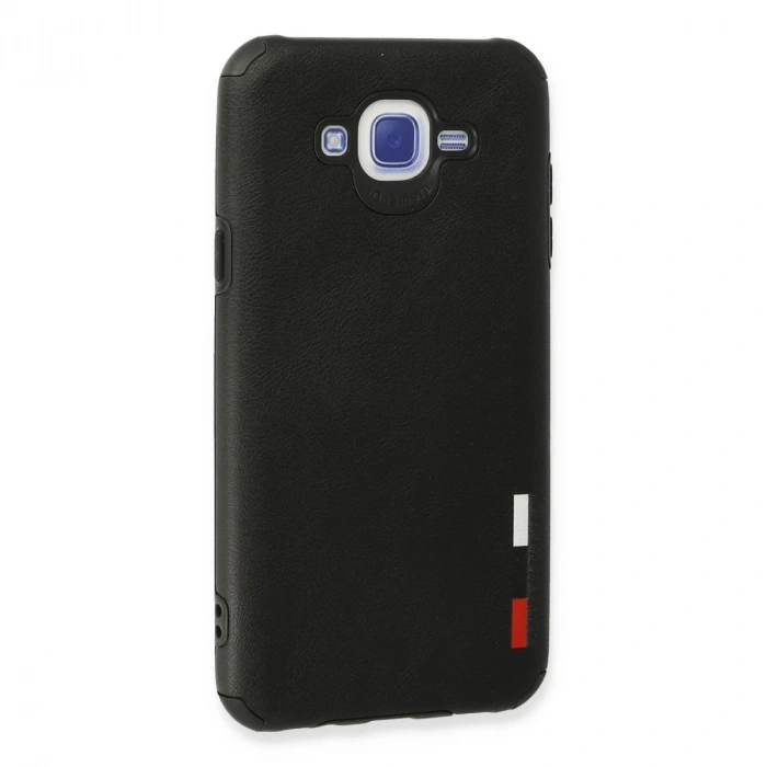 Galaxy J7 Kılıf Loop Deri  - Siyah