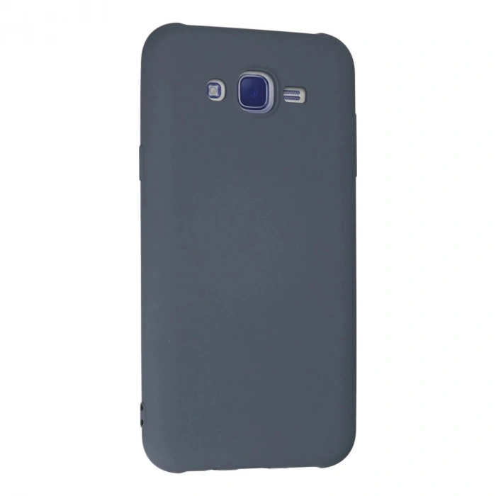 Galaxy J7 Kılıf Nano İçi Kadife  - Gri