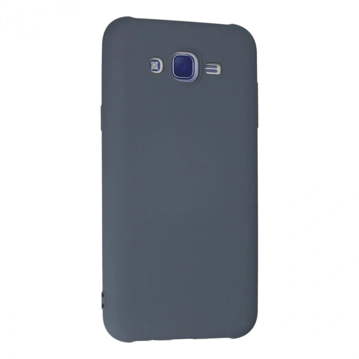 Galaxy J7 Kılıf Nano İçi Kadife  - Gri