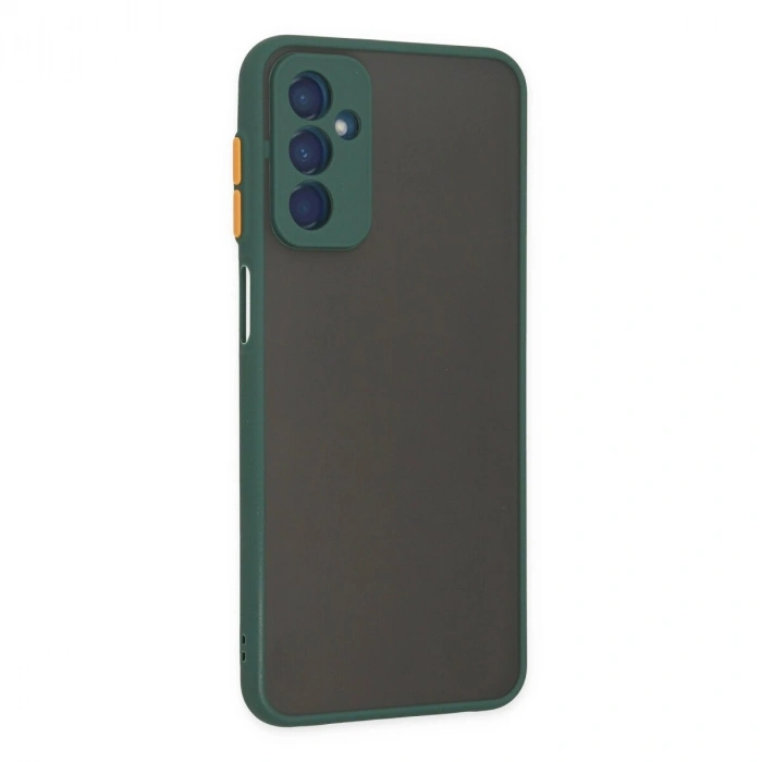 Galaxy M13 Kılıf Montreal  Kapak - Yeşil