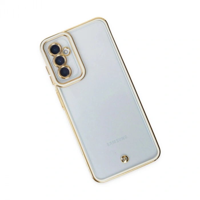 Galaxy M23 Kılıf Liva Lens  - Beyaz