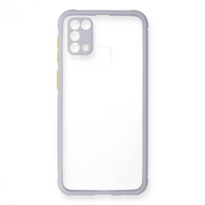 Galaxy M31 Kılıf Miami Şeffaf  - Lila