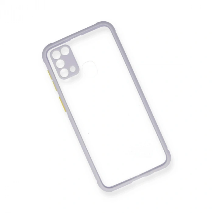 Galaxy M31 Kılıf Miami Şeffaf  - Lila