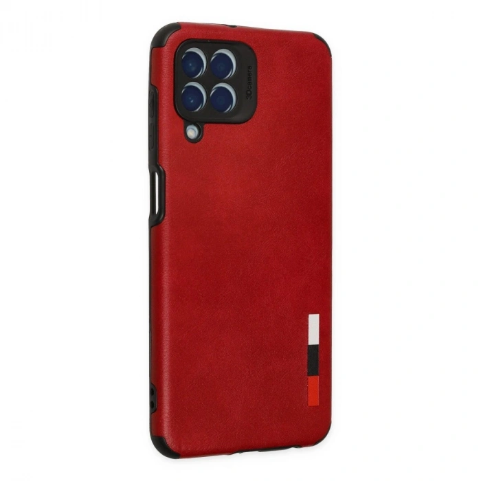 Galaxy M33 Kılıf Loop Deri  - Kırmızı