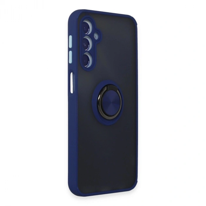 Galaxy M34 5g Kılıf Montreal Yüzüklü  Kapak - Lacivert