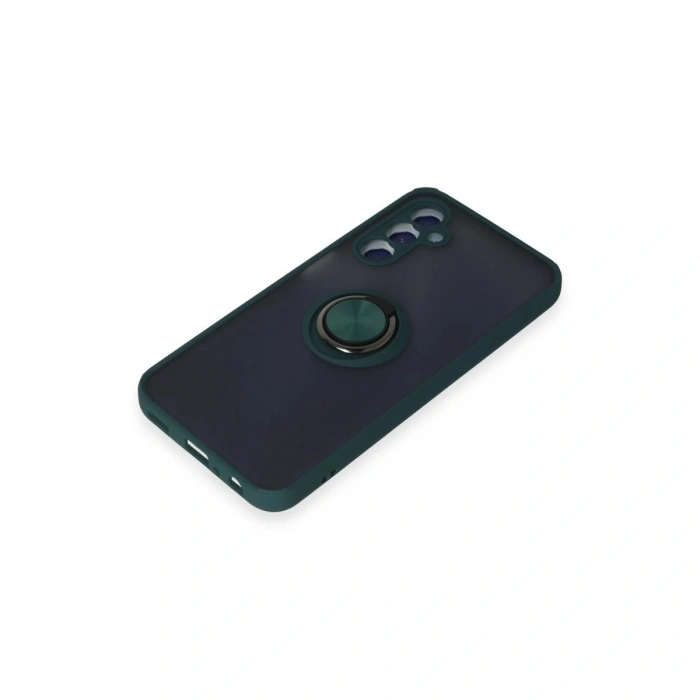 Galaxy M34 5g Kılıf Montreal Yüzüklü  Kapak - Yeşil