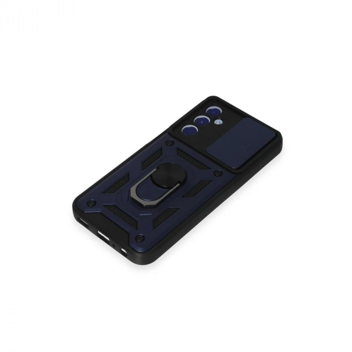 Galaxy M34 5g Kılıf Pars Lens Yüzüklü  - Lacivert