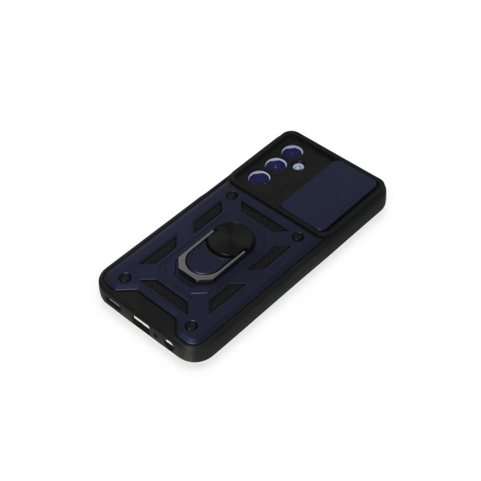 Galaxy M34 5g Kılıf Pars Lens Yüzüklü  - Lacivert