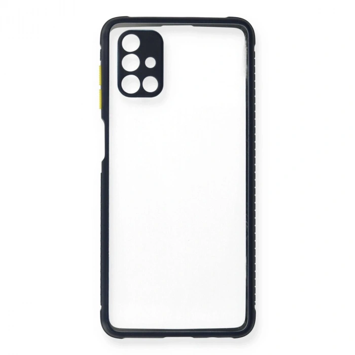 Galaxy M51 Kılıf Miami Şeffaf  - Lacivert