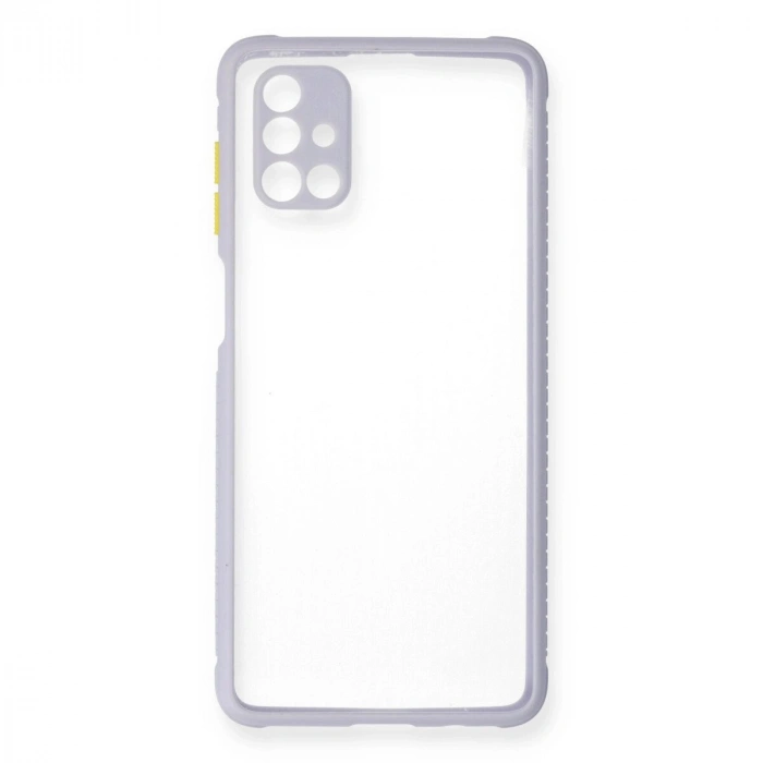 Galaxy M51 Kılıf Miami Şeffaf  - Lila