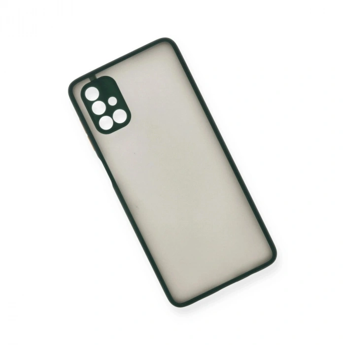 Galaxy M51 Kılıf Montreal  Kapak - Yeşil