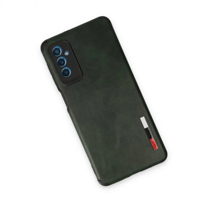 Galaxy M52 5g Kılıf Loop Deri  - Yeşil
