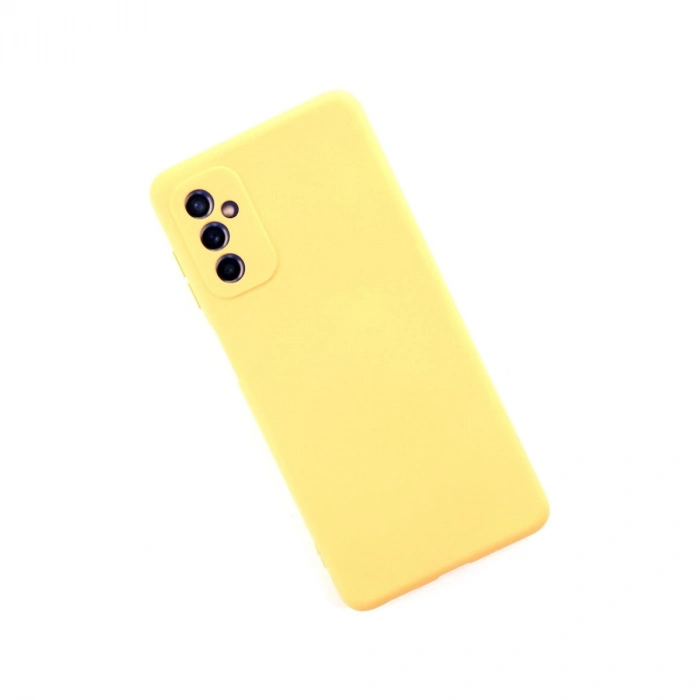 Galaxy M52 5g Kılıf Nano İçi Kadife  - Sarı