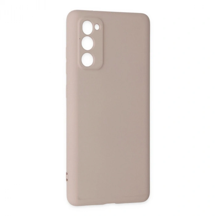 Galaxy S20 Fe Kılıf Nano İçi Kadife  - Pudra