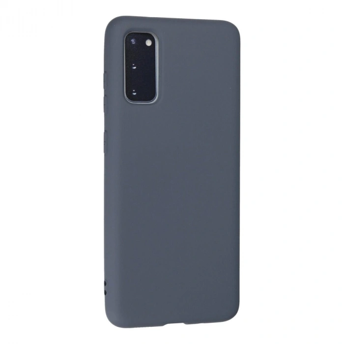 Galaxy S20 Kılıf Nano İçi Kadife  - Gri