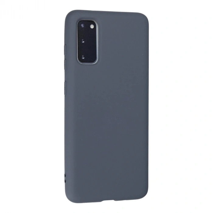 Galaxy S20 Kılıf Nano İçi Kadife  - Gri