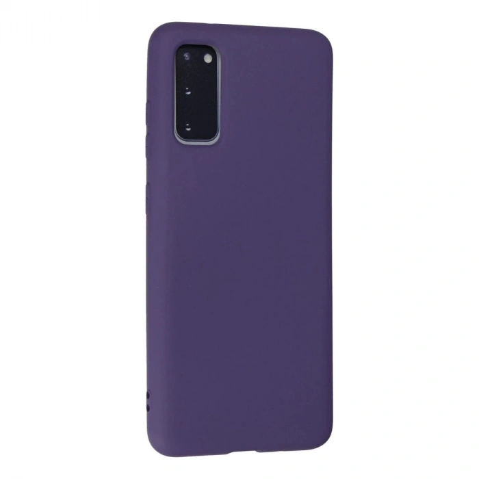 Galaxy S20 Kılıf Nano İçi Kadife  - Mor
